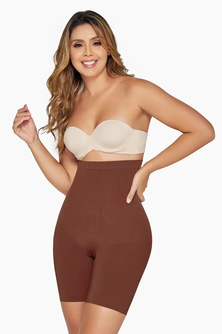 High Waist Thigh Slimmer Comfort Evolution Curveez
